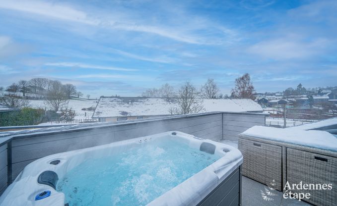 Luxeappartement in Amel: romantisch verblijf voor 4 personen met sauna en jacuzzi in de Ardennen