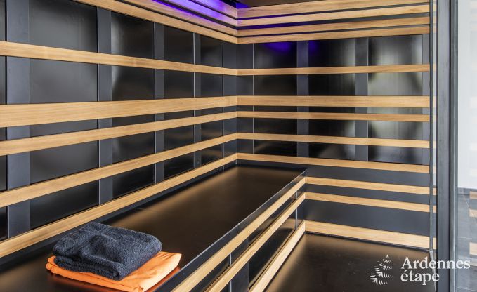 Prachtig chteau in Bertrix: accommodatie voor 20 personen met binnenzwembad, sauna en jacuzzi