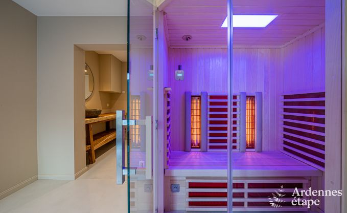 Luxueuze vakantievilla met sauna in Bertrix, Ardennen