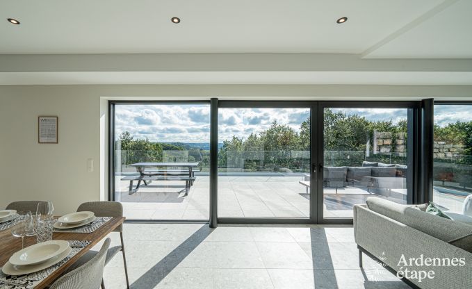 Luxe vakantievilla met sauna en terras in Bertrix, Belgische Ardennen