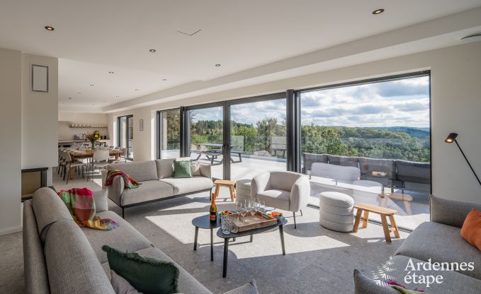 Luxe vakantievilla met sauna en terras in Bertrix, Belgische Ardennen