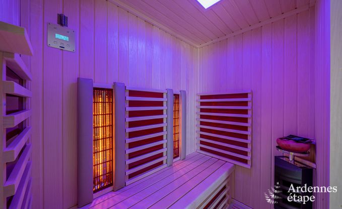 Luxe vakantievilla met sauna en terras in Bertrix, Belgische Ardennen