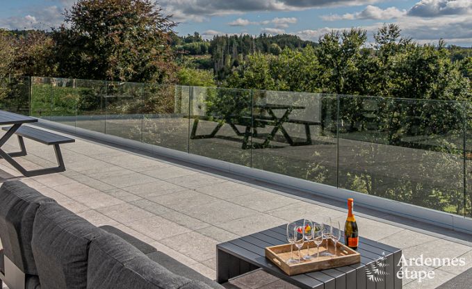 Luxe vakantievilla met sauna en terras in Bertrix, Belgische Ardennen