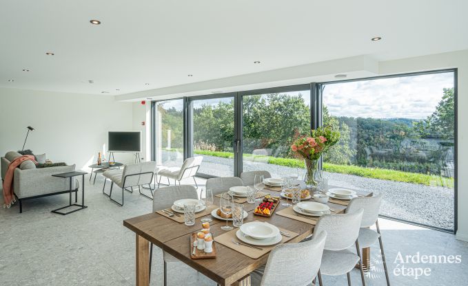 Luxe vakantievilla met sauna en terras in Bertrix, Belgische Ardennen