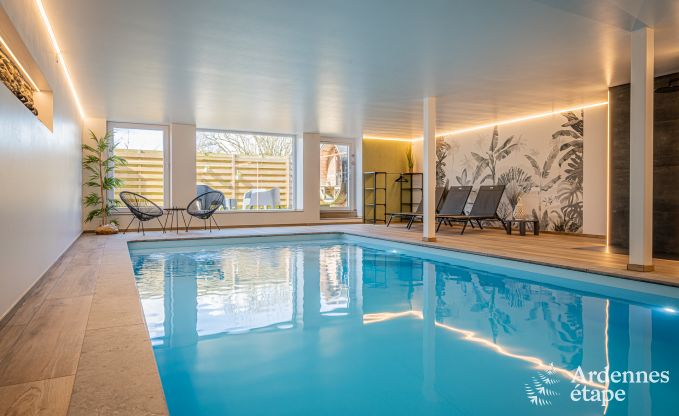 Comfortabel vakantiehuis met binnenzwembad in Bertrix, Ardennen