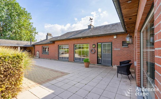 Luxe vakantiewoning in Hamois voor 8 personen met zwembad en privtuin in de Ardennen