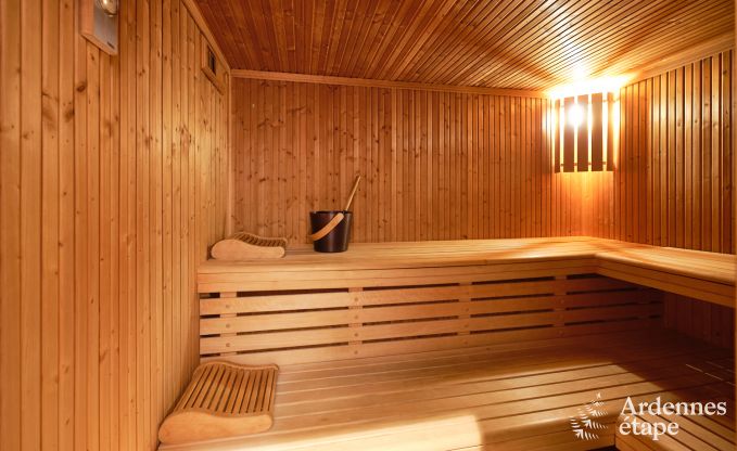 Luxe vakantiehuis met priv wellnesscentrum in Vaux-sur-Sre: sauna, jacuzzi, hammam en ontspanningsruimte