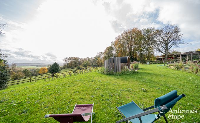 Onvergetelijk verblijf in Villers-en-Fagne: Vakantiehuis met sauna, jacuzzi en adembenemend uitzicht in de Ardennen.